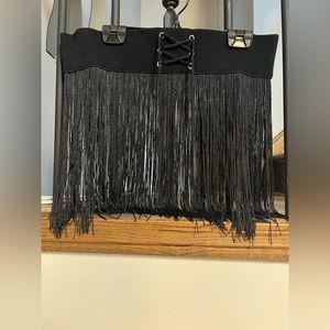 Very cool fringe skirt, size L/XL